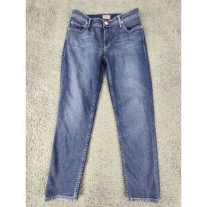 Mother Jeans "The Drop Out" Another Time Around Size 24 Blue Tapered Leg